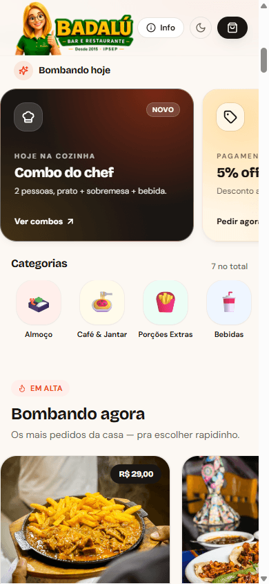 Cardápio digital DigifyMenu